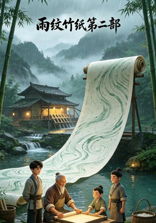 雨纹竹纸第二部