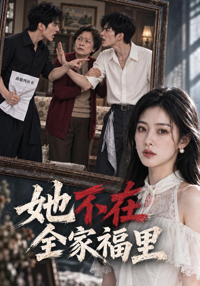 她不在全家福里