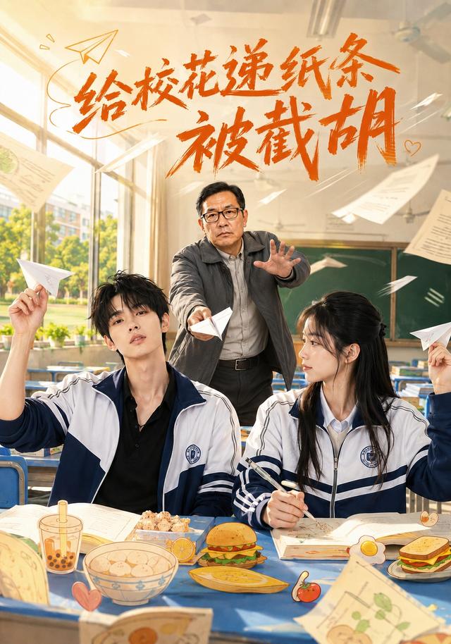 给校花递纸条被截胡