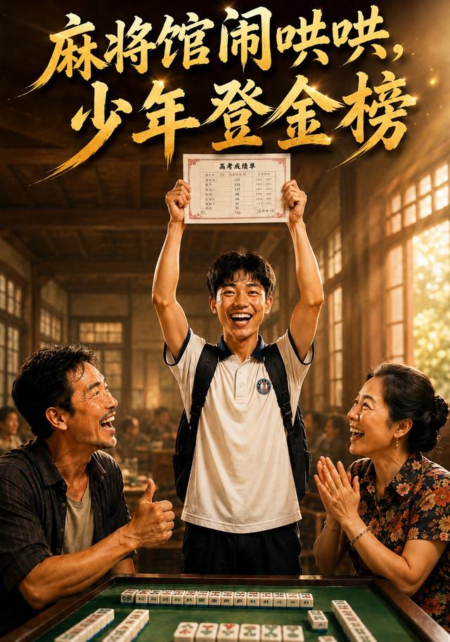 麻将馆闹哄哄，少年登金榜