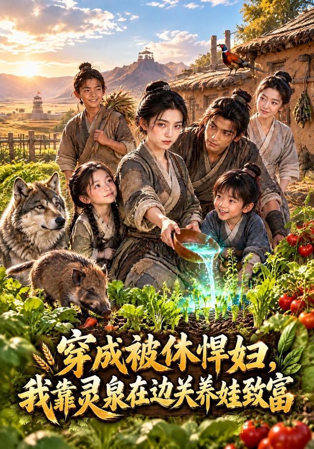 穿成被休悍妇，我靠灵泉在边关养娃致富