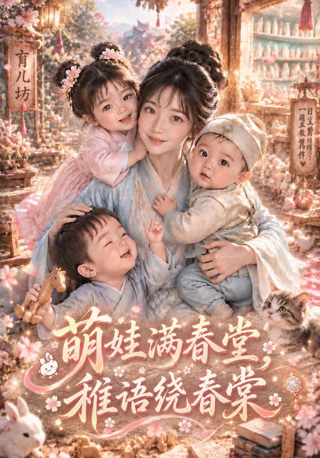 萌娃满春堂，稚语绕春棠