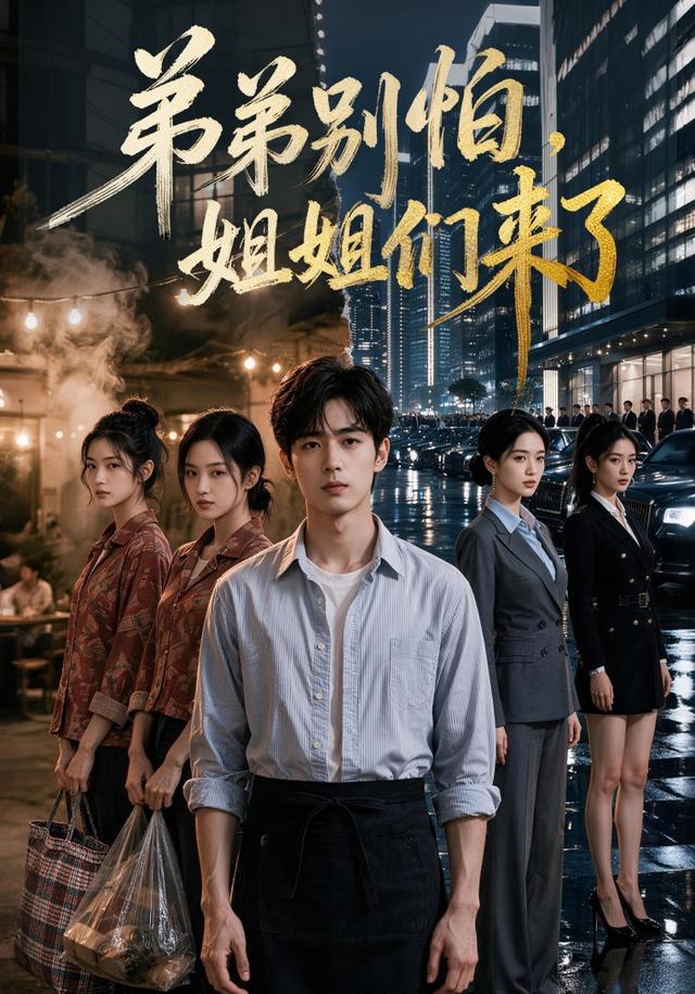 弟弟别怕，姐姐们来了