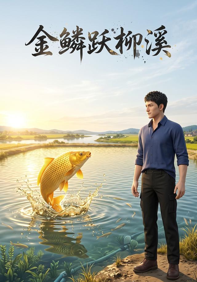 金鳞跃柳溪