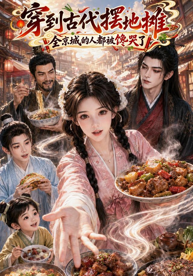 穿到古代摆地摊：全京城的人都被馋哭了 cover