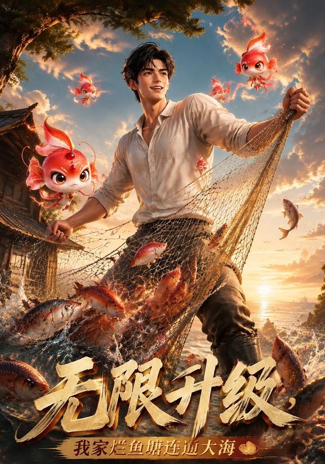 无限升级，我家烂鱼塘连通大海 cover