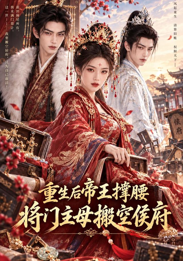 《重生后帝王撑腰，将门主母搬空侯府》作品海报
