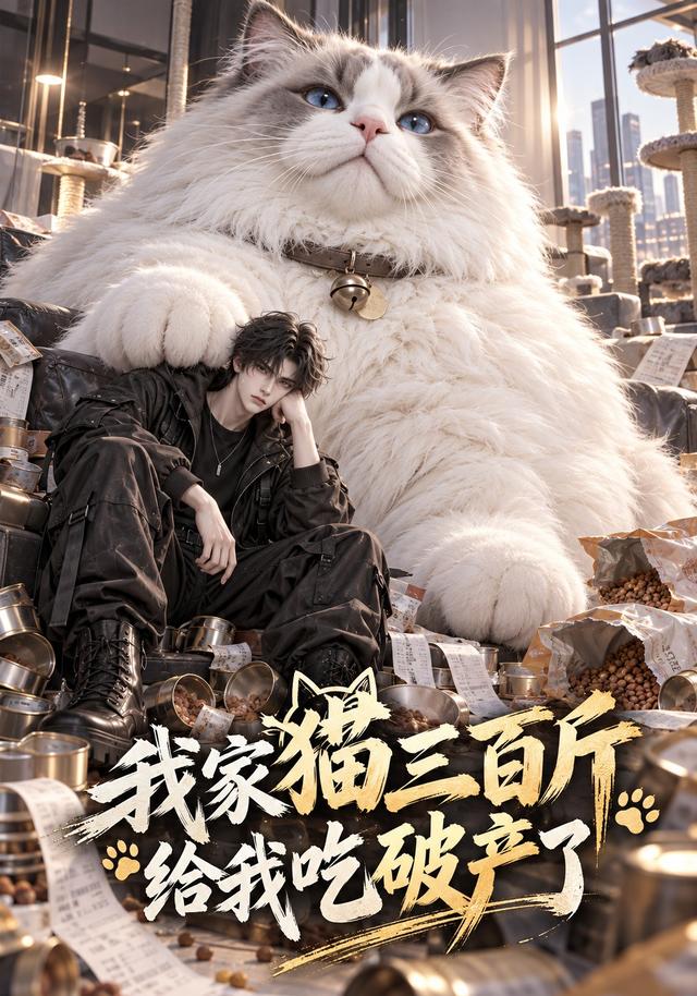 我家猫三百斤给我吃破产了