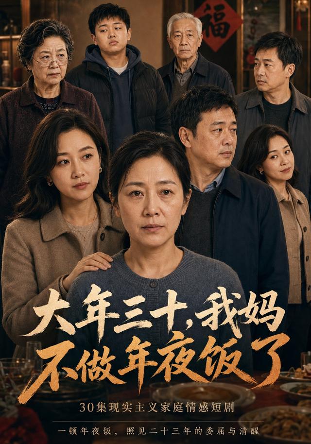 大年三十，我妈不做年夜饭了