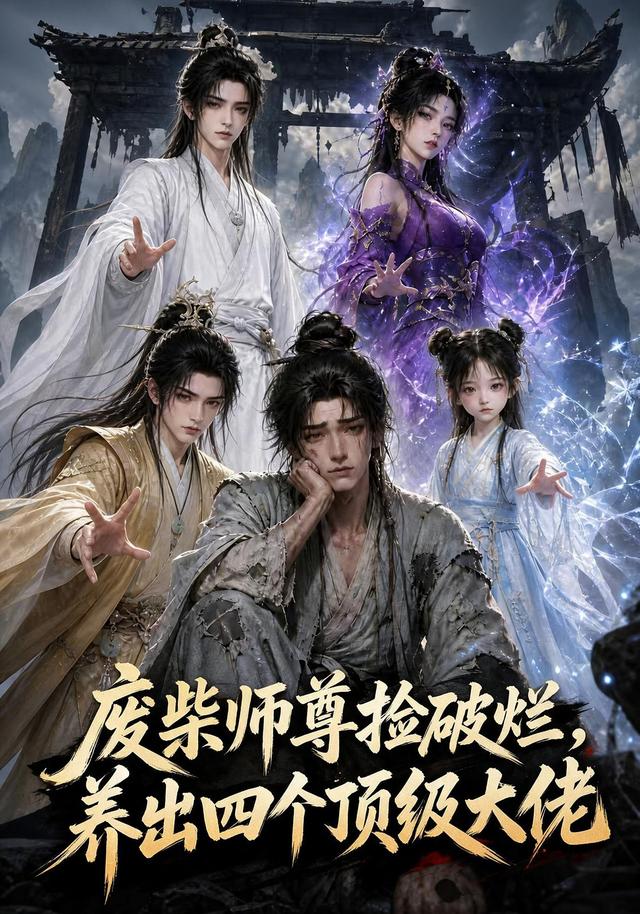 废柴师尊捡破烂，养出四个顶级大佬 cover