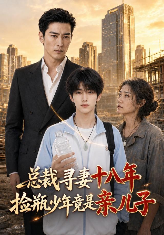 总裁寻妻十八年，捡瓶少年竟是亲儿子