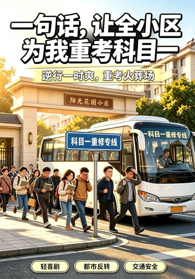 一句话，让全小区为我重考科目一 cover