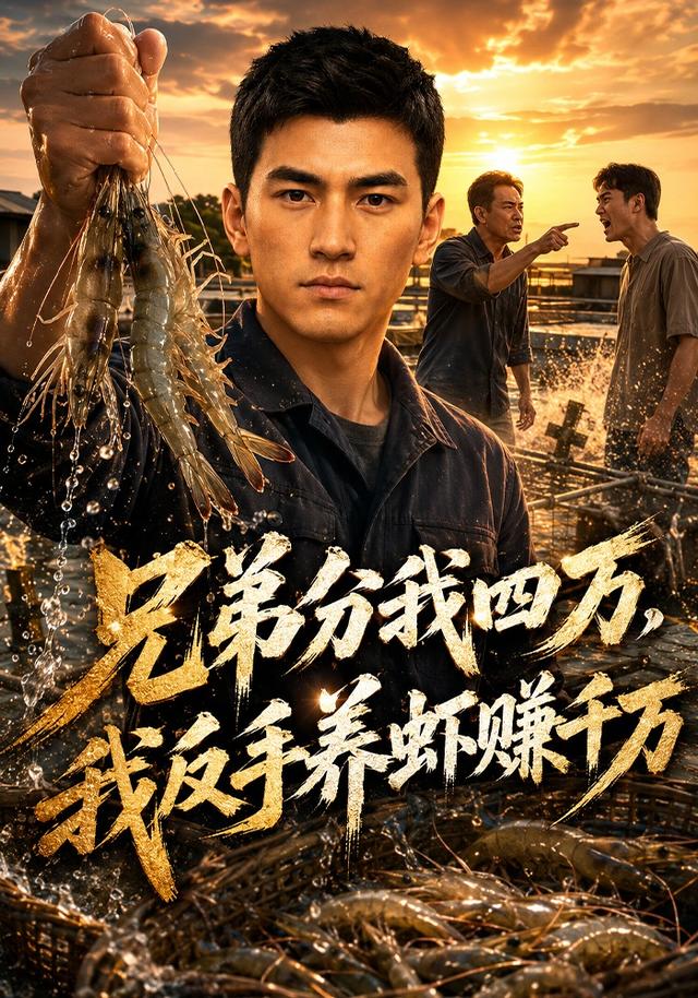 兄弟分我四万，我反手养虾赚千万