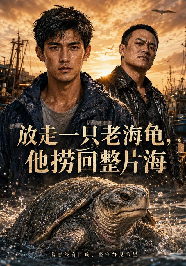 放走一只老海龟，他捞回整片海