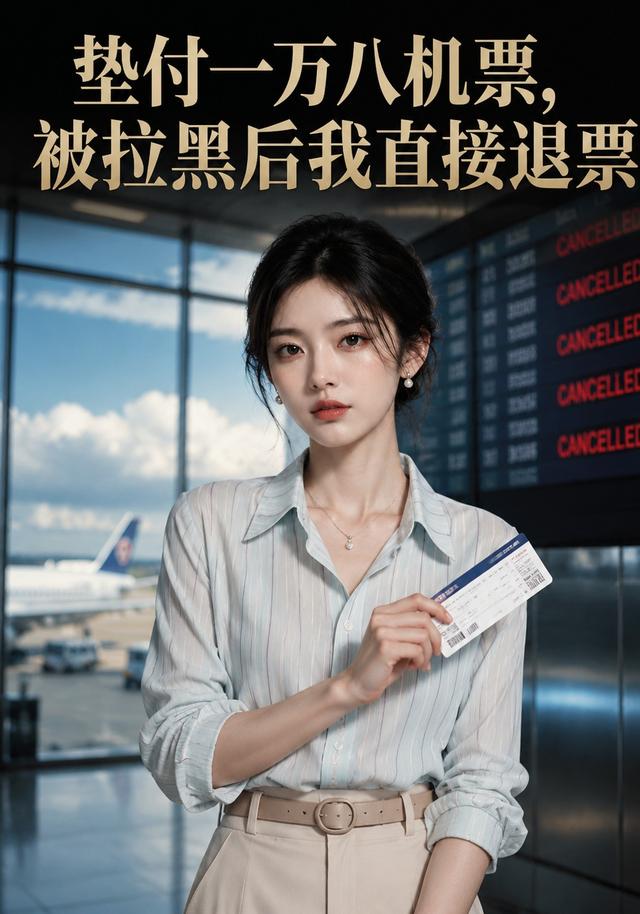 垫付一万八机票，被拉黑后我直接退票