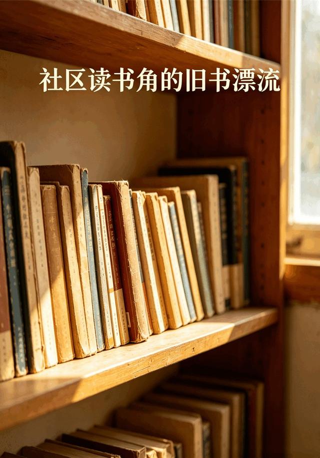 社区读书角的旧书漂流
