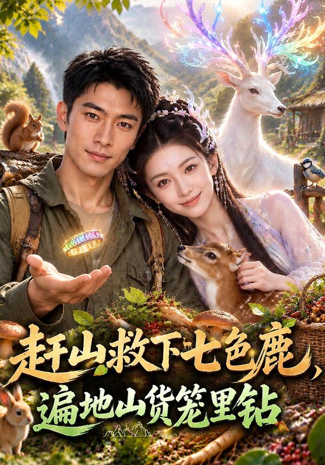 赶山救下七色鹿，遍地山货笼里钻 cover