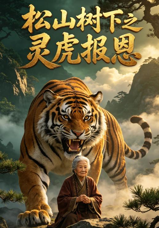 松山树下之灵虎报恩