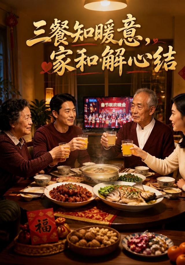 三餐知暖意，家和解心结
