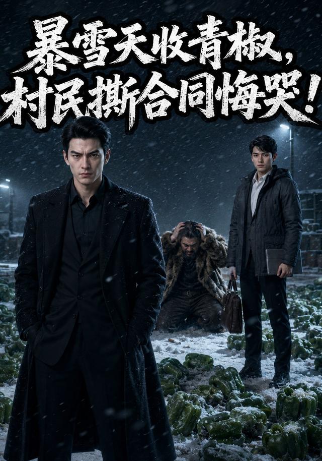 暴雪天收青椒，村民撕合同悔哭！ cover