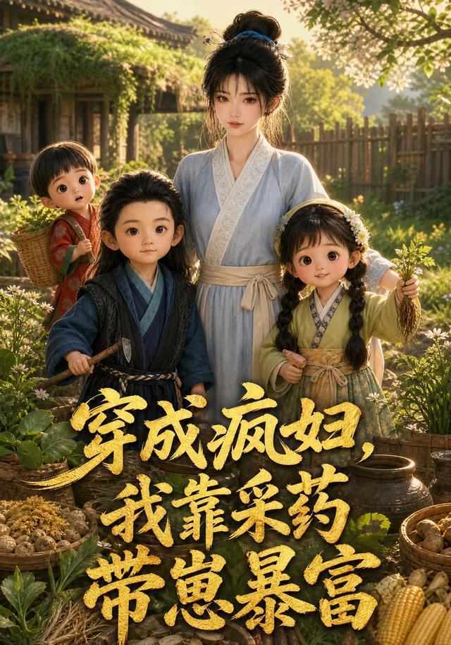 穿成疯妇，我靠采药带崽暴富