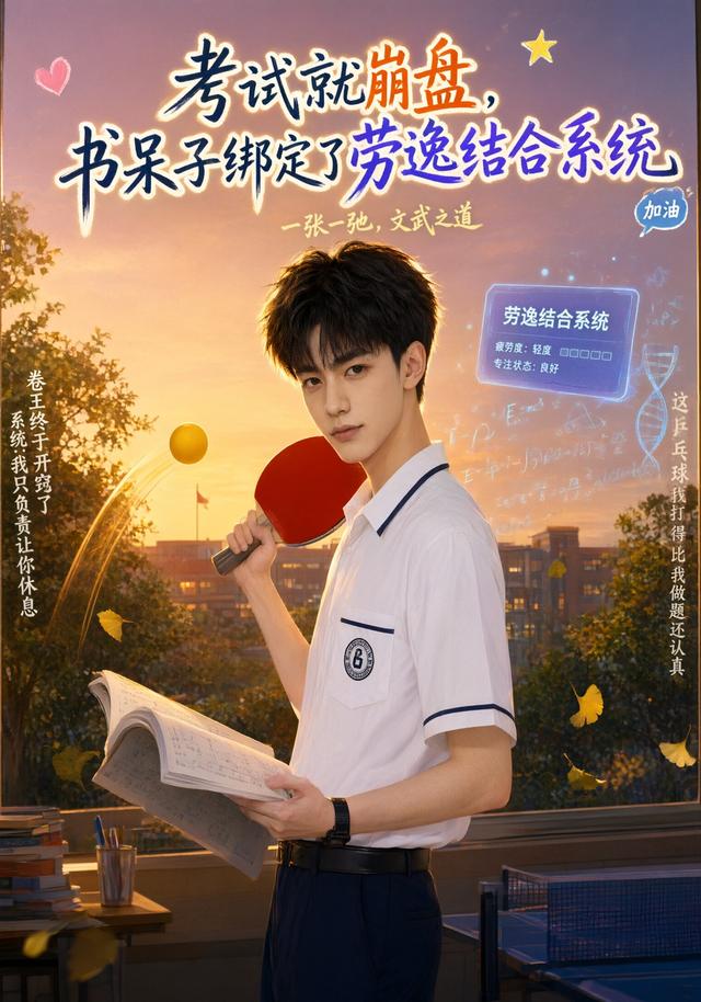 考试就崩盘，书呆子绑定了劳逸结合系统 cover