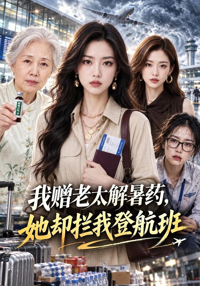 我赠老太解暑药，她却拦我登航班