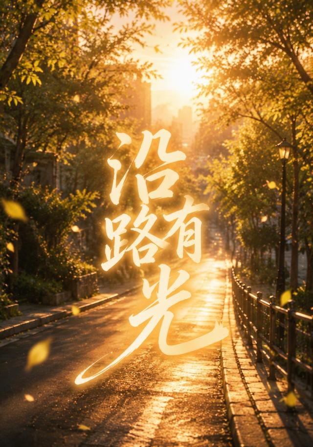 沿路有光