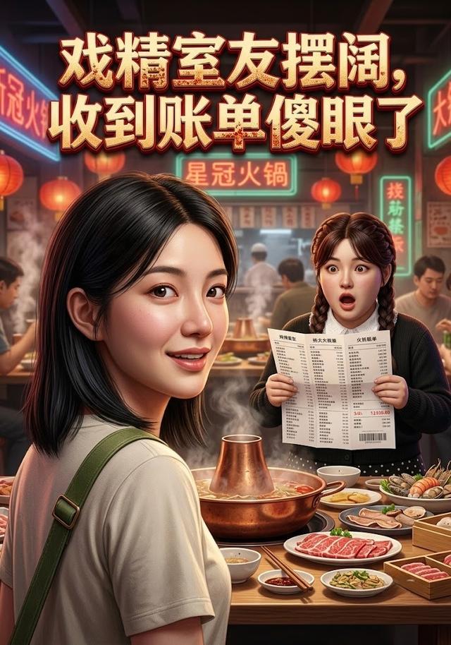 戏精室友摆阔，收到账单傻眼了