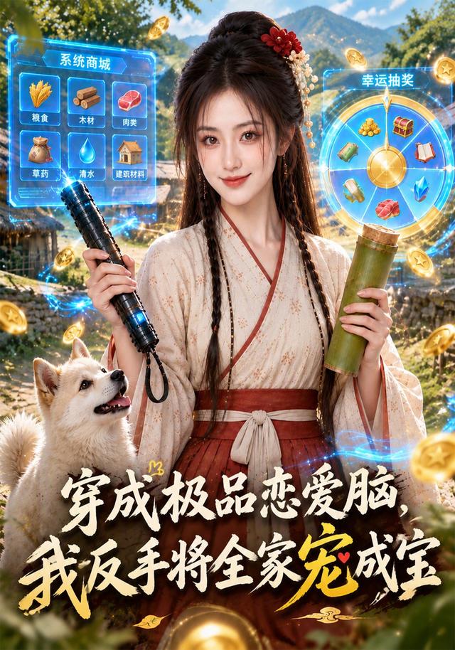 穿成极品恋爱脑，我反手将全家宠成宝 cover