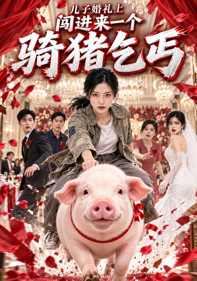儿子婚礼上，闯进来一个骑猪乞丐