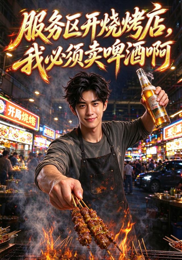 服务区开烧烤店，我必须卖啤酒啊