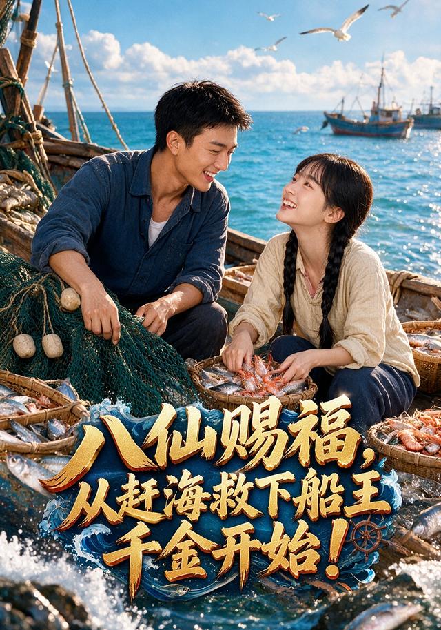 八仙赐福，从赶海救下船王千金开始