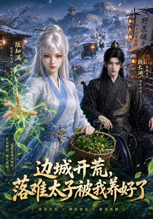 边城开荒，落难太子被我养好了 cover