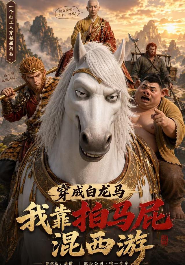 穿成白龙马，我靠拍马屁混西游 cover