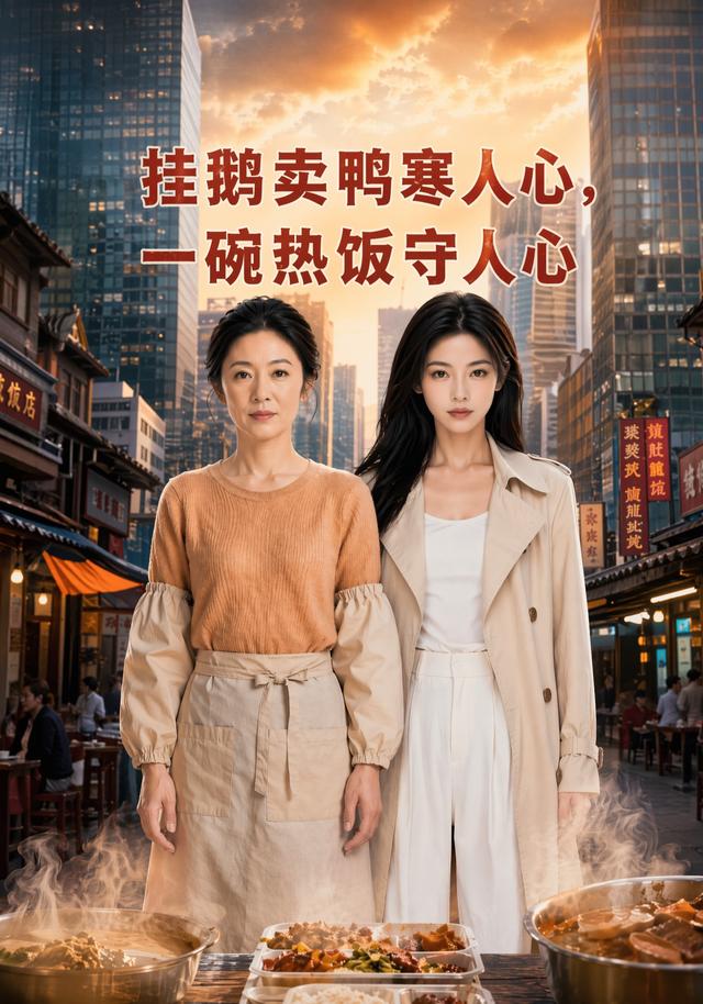 挂鹅卖鸭寒人心，一碗热饭守人心