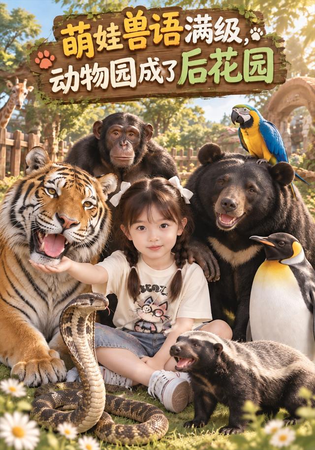 萌娃兽语满级，动物园成了后花园