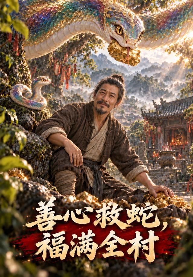 善心救蛇，福满全村封面