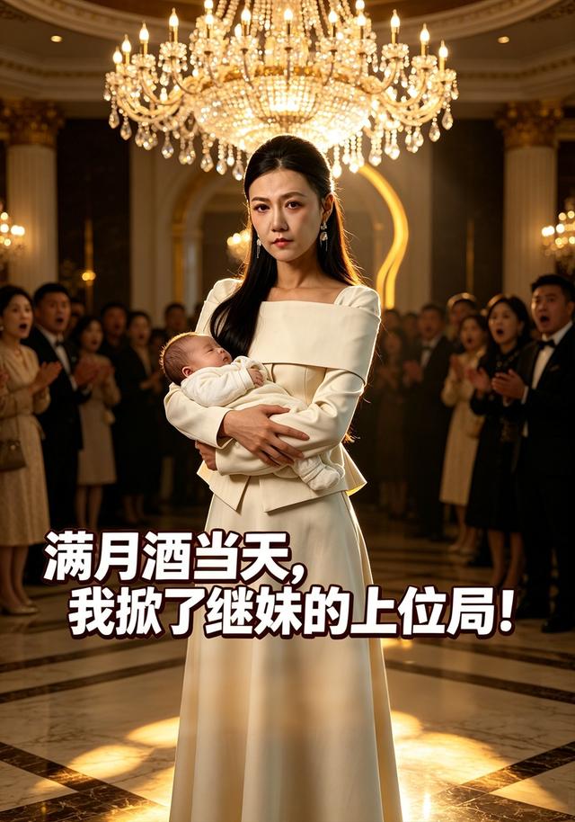 满月酒当天，我掀了继妹的上位局