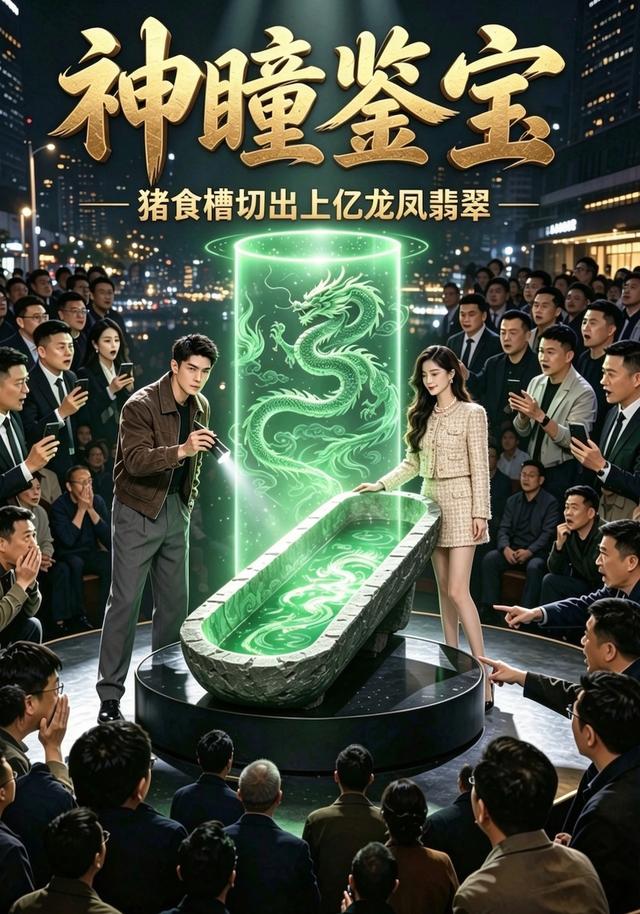 神瞳鉴宝：猪食槽切出上亿龙凤翡翠