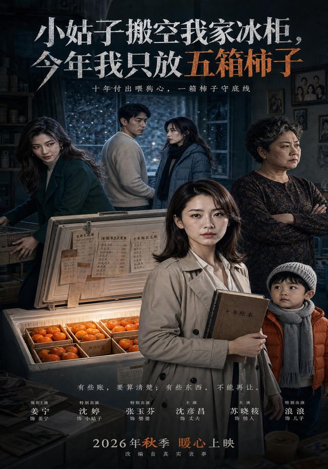 小姑子搬空我家冰柜，今年我只放五箱柿子