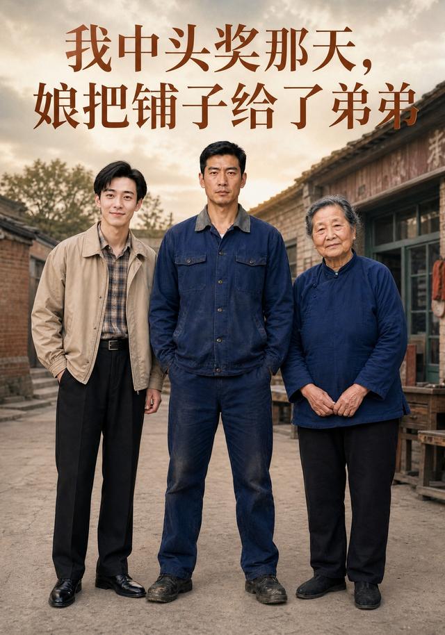 我中头奖那天，娘把铺子给了弟弟