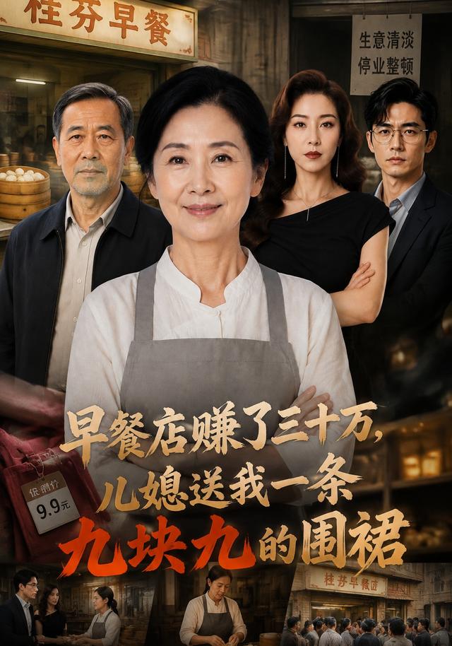 早餐店赚了三十万儿媳送我一条九块九的围裙