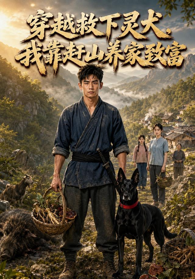 穿越救下灵犬，我靠赶山养家致富 cover