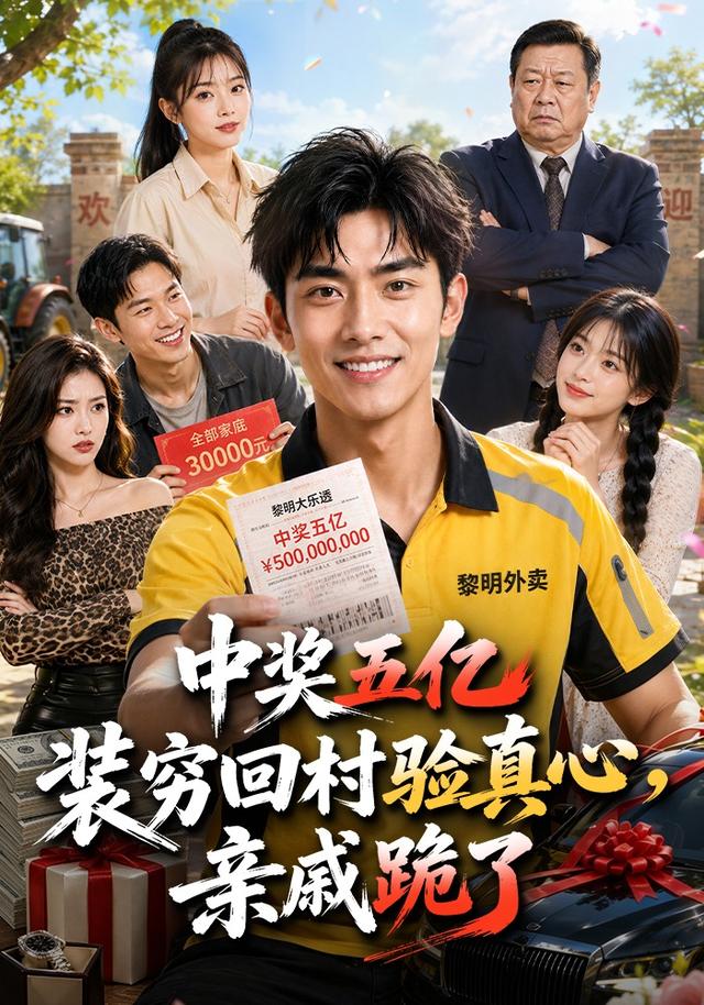 中奖五亿装穷回村验真心，亲戚跪了