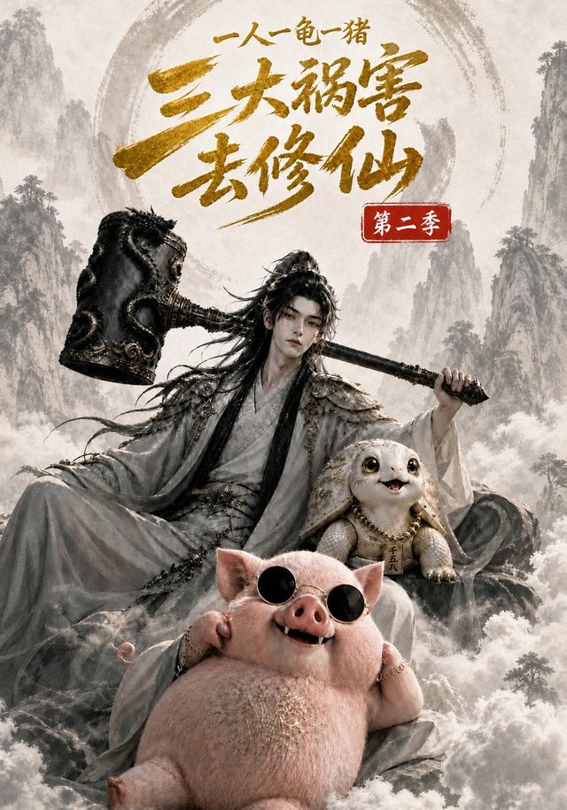 一人一龟一猪，三大祸害去修仙第二季