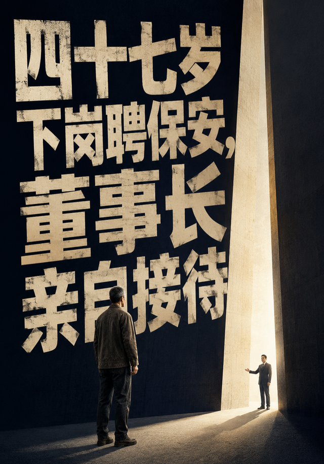 四十七岁下岗聘保安，董事长亲自接待 cover