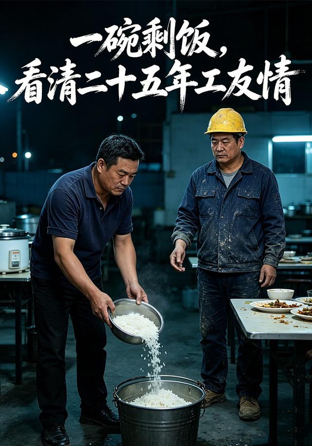 一碗剩饭，看清二十五年工友情