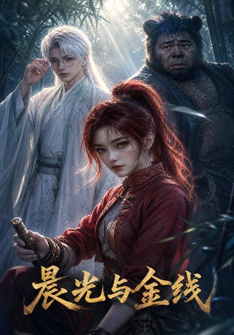 晨光与金线