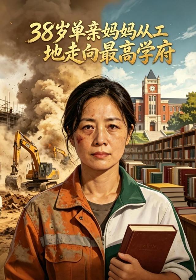 38岁单亲妈妈从工地走向最高学府封面